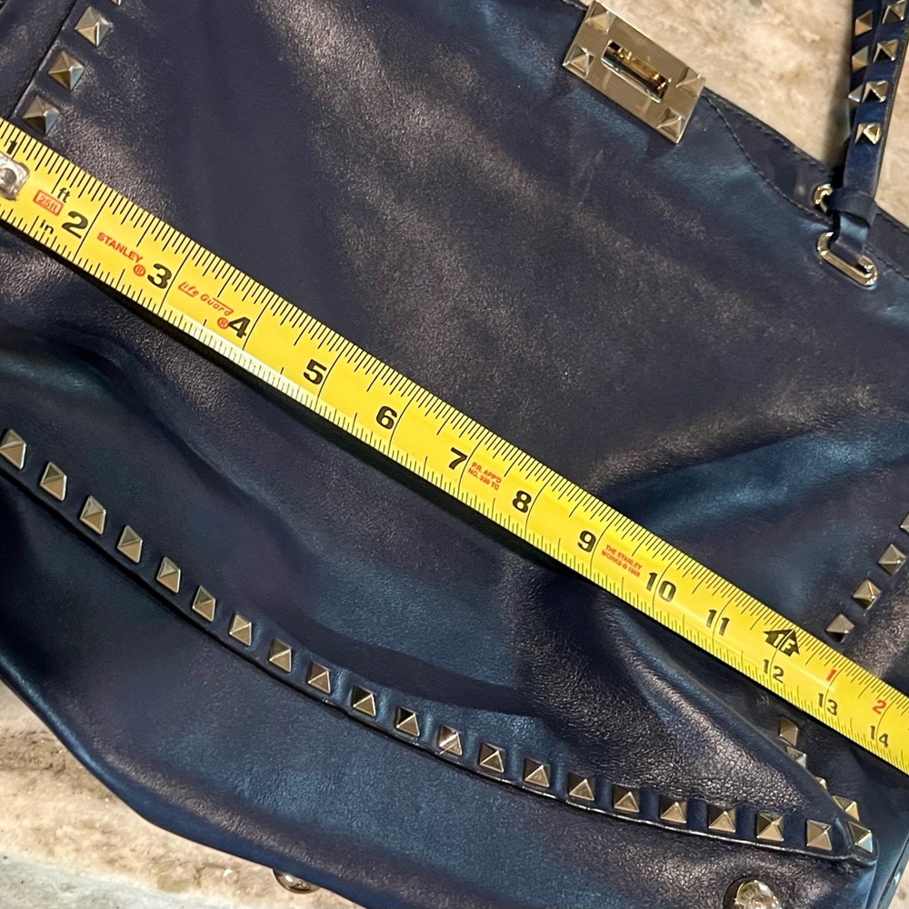 Valentino Women's Blue Studded Bag - Picture 8 of 12